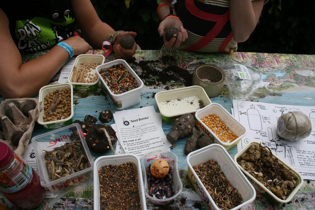 Seedbombs maken